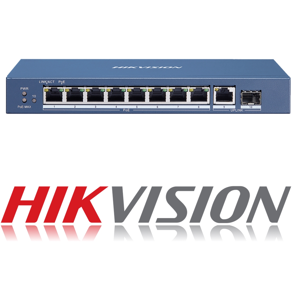 Hikvision 8 Port Gigabit PoE Switch DS-3E0510P-E/M